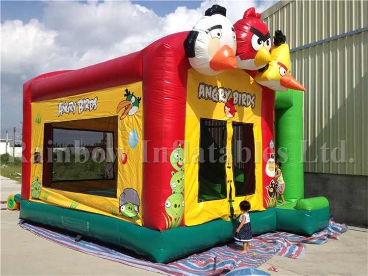 Hot Sale Commercial Angry Birds Inflatable Combo for Children