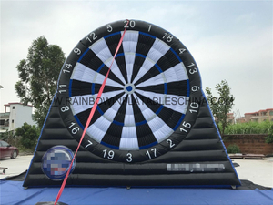 Famous Outdoor Commercial Inflatable Soccer Dart Board Game for Kids And Adults