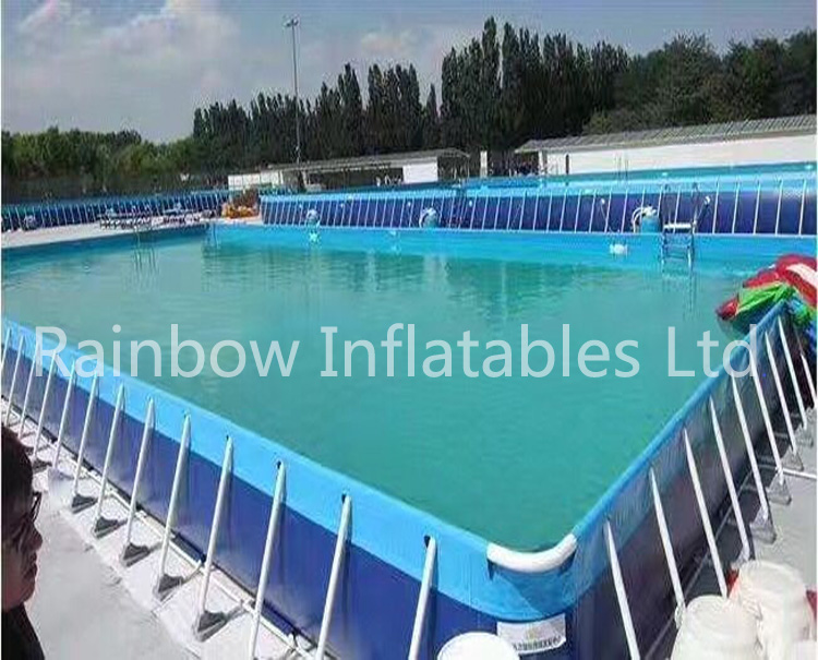 Hot Outdoor Commercial Inflatable Water Park with Frame Pool Portable Water Park
