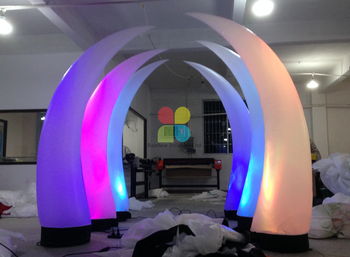 Inflatable LED Lighting Inflatable Columns Pillars Horns for Party And Wedding