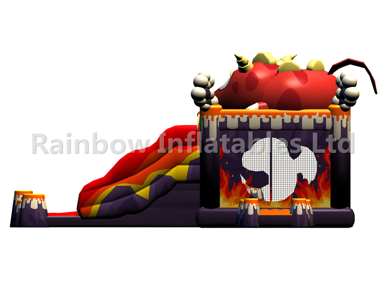 RB03102(10x4x4.5m)Inflatable Fire dragon combo for child new design