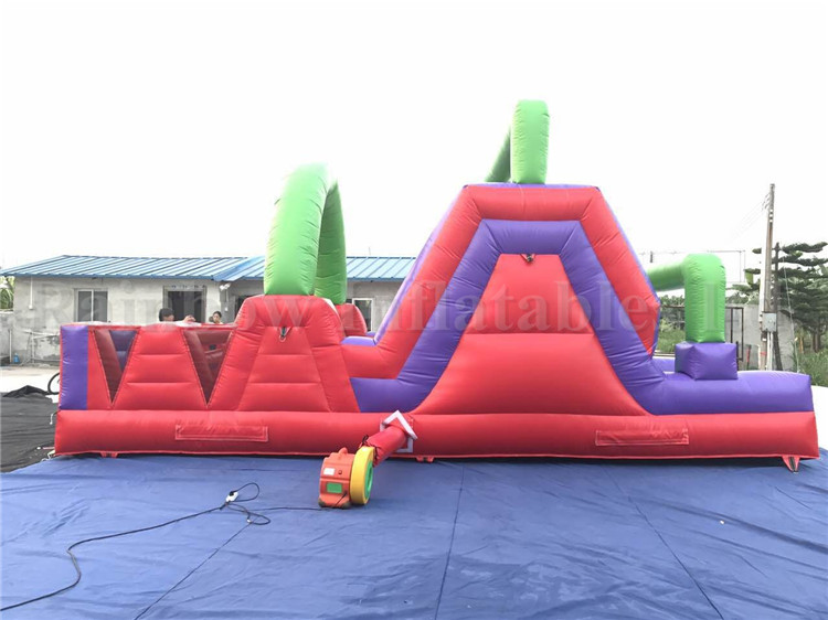 RB5042 （8x4m） Inflatable Commercial Obstacle Course/ Cheap Inflatable Obstacle Course