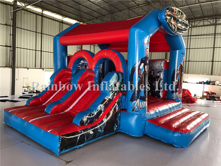 Commercial Inflatable Avengers Theme Combo for Kids
