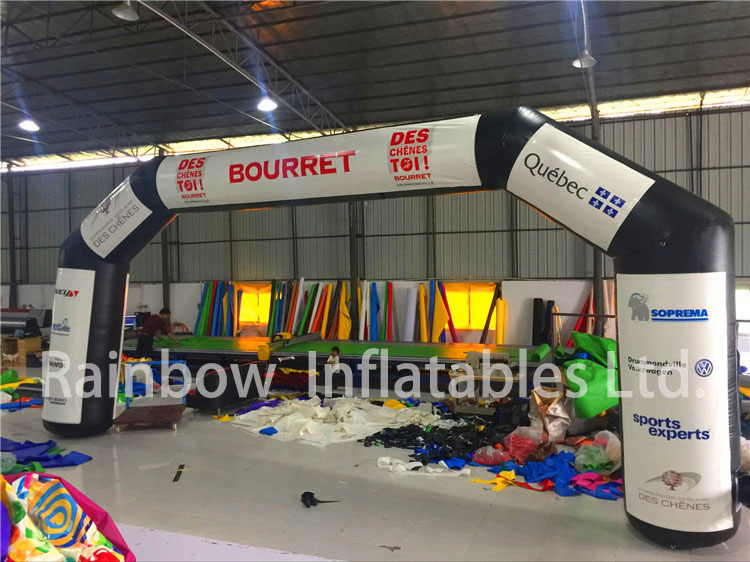 RB21050（7x4m）Inflatable Big Black Arch for sale