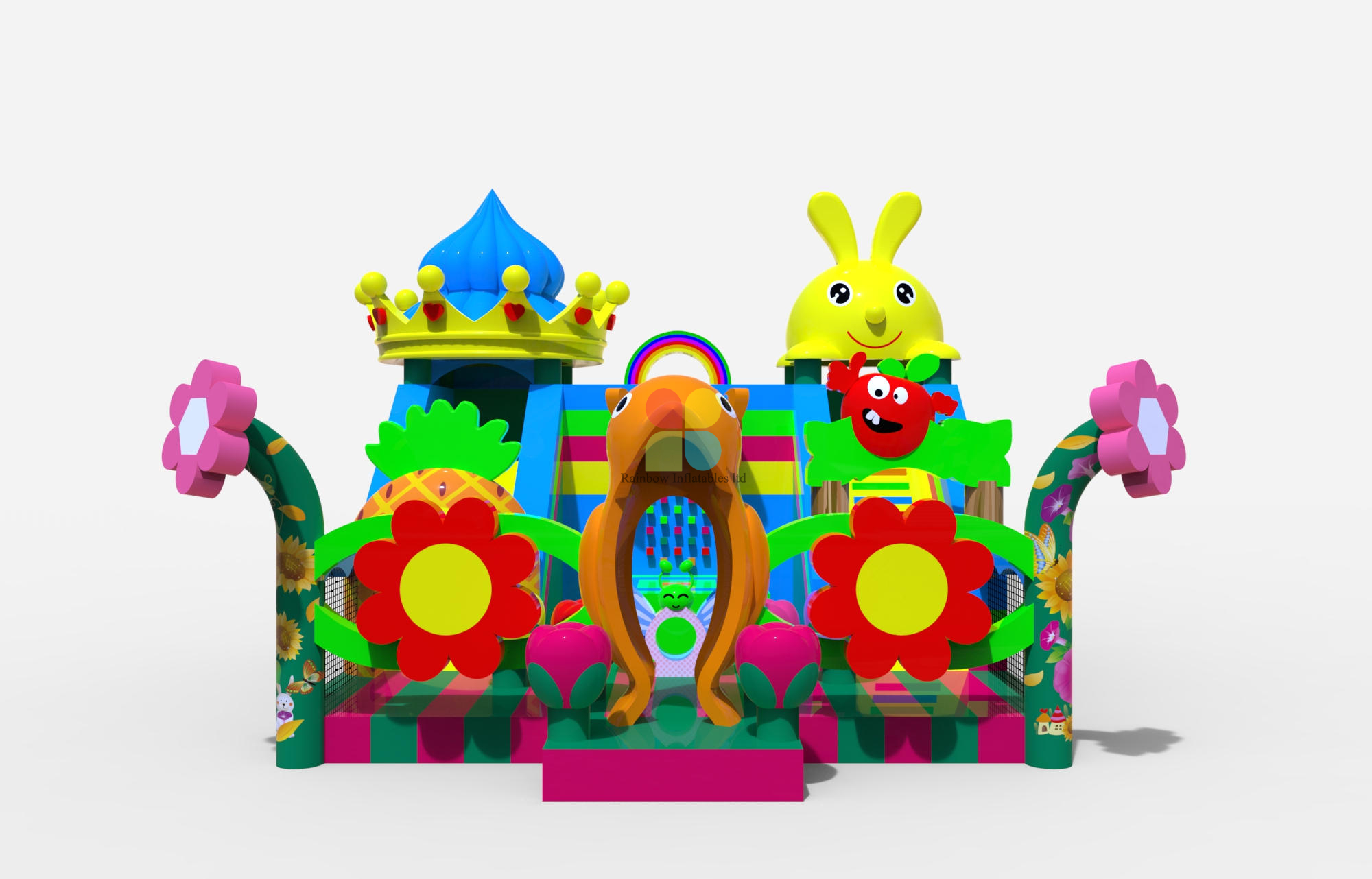 Beautiful Garden Park Flower Inflatable Playground Kids Inflatable Toy