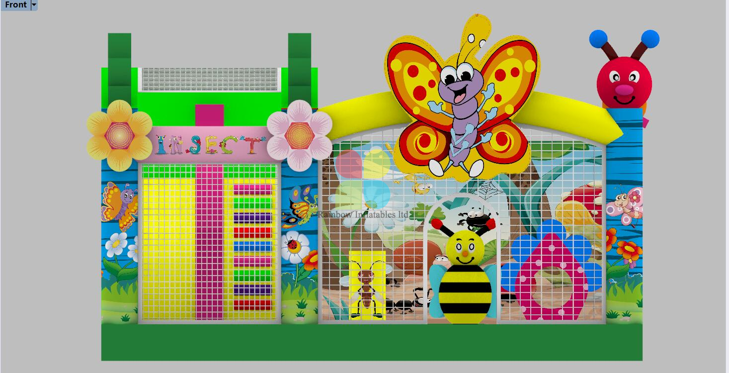 Images of Inflatable Spring Theme Bee Butterfly And Flowers Combo