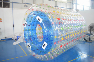 Popular Inflatable Water Walking Ball Roller Ball Roller Wheel for Kids And Adults