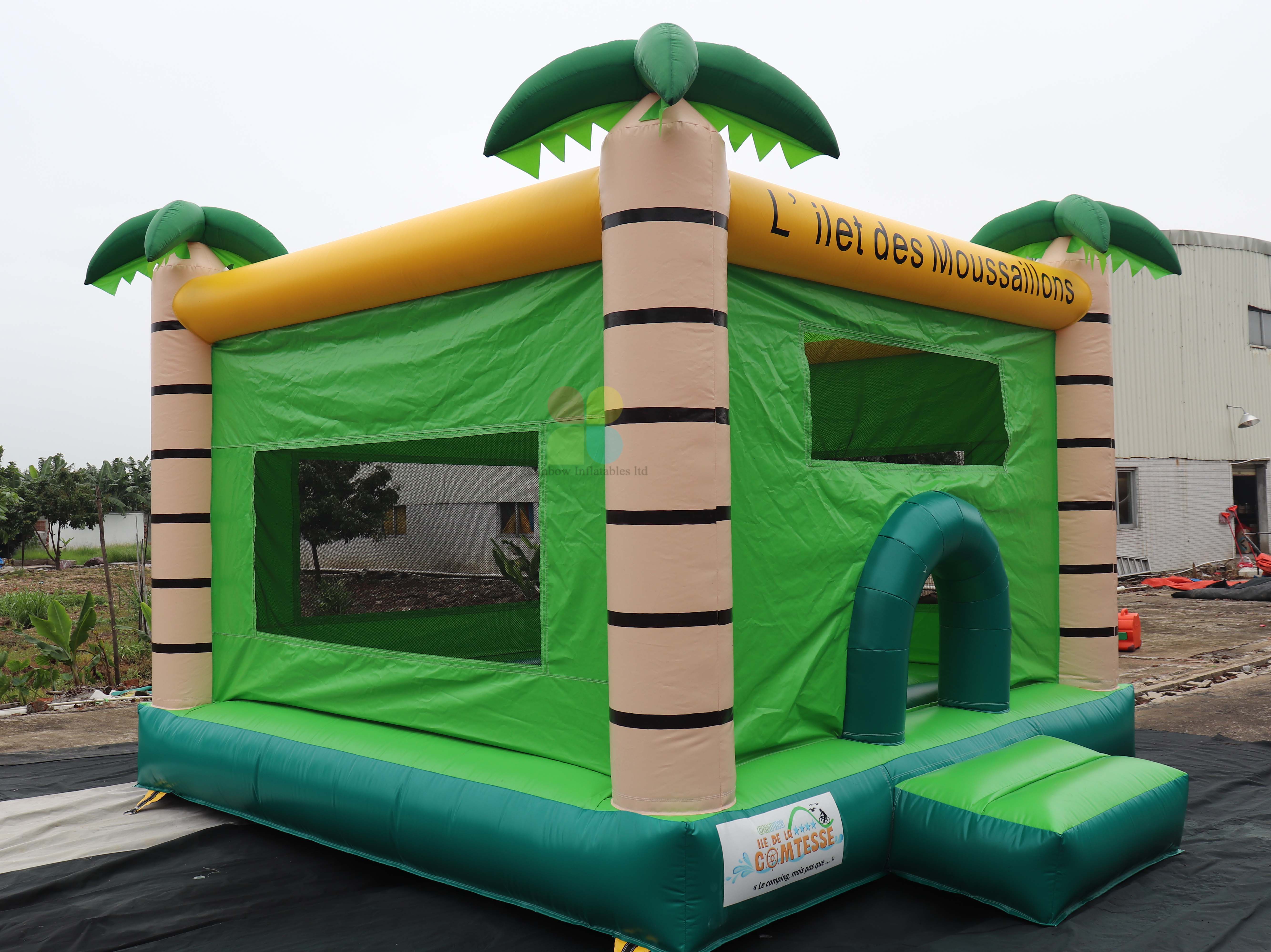 Small Outdoor Inflatable Forest Theme Bouncer Jumping House for Kids