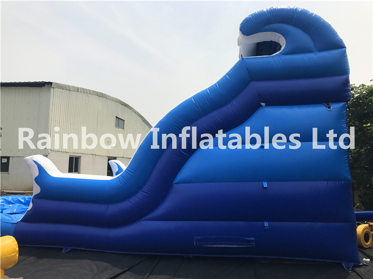 Big Commercial Inflatable Water Slide with Pool for Children