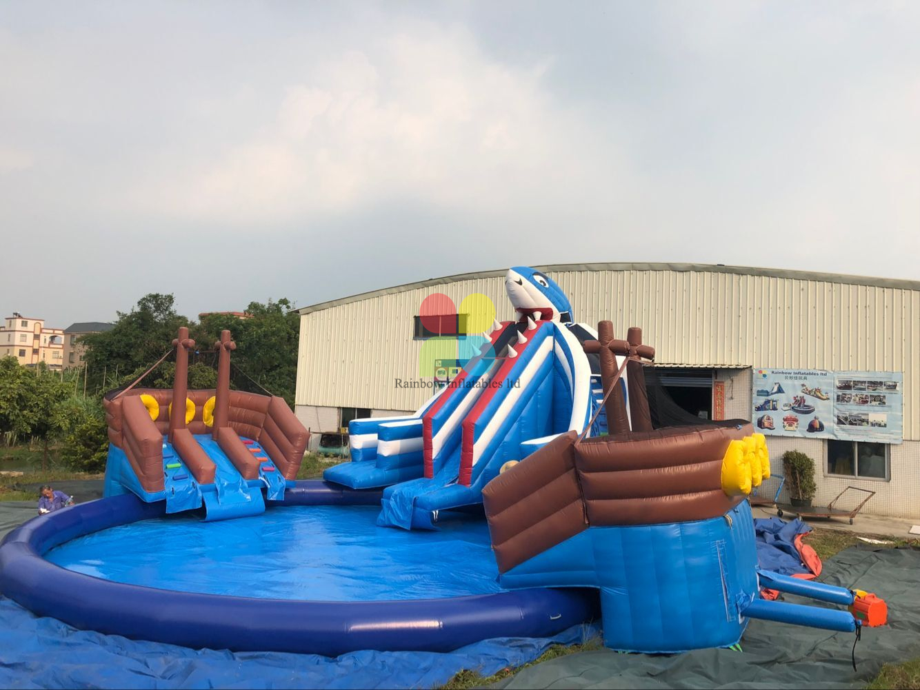 shark park inflatable