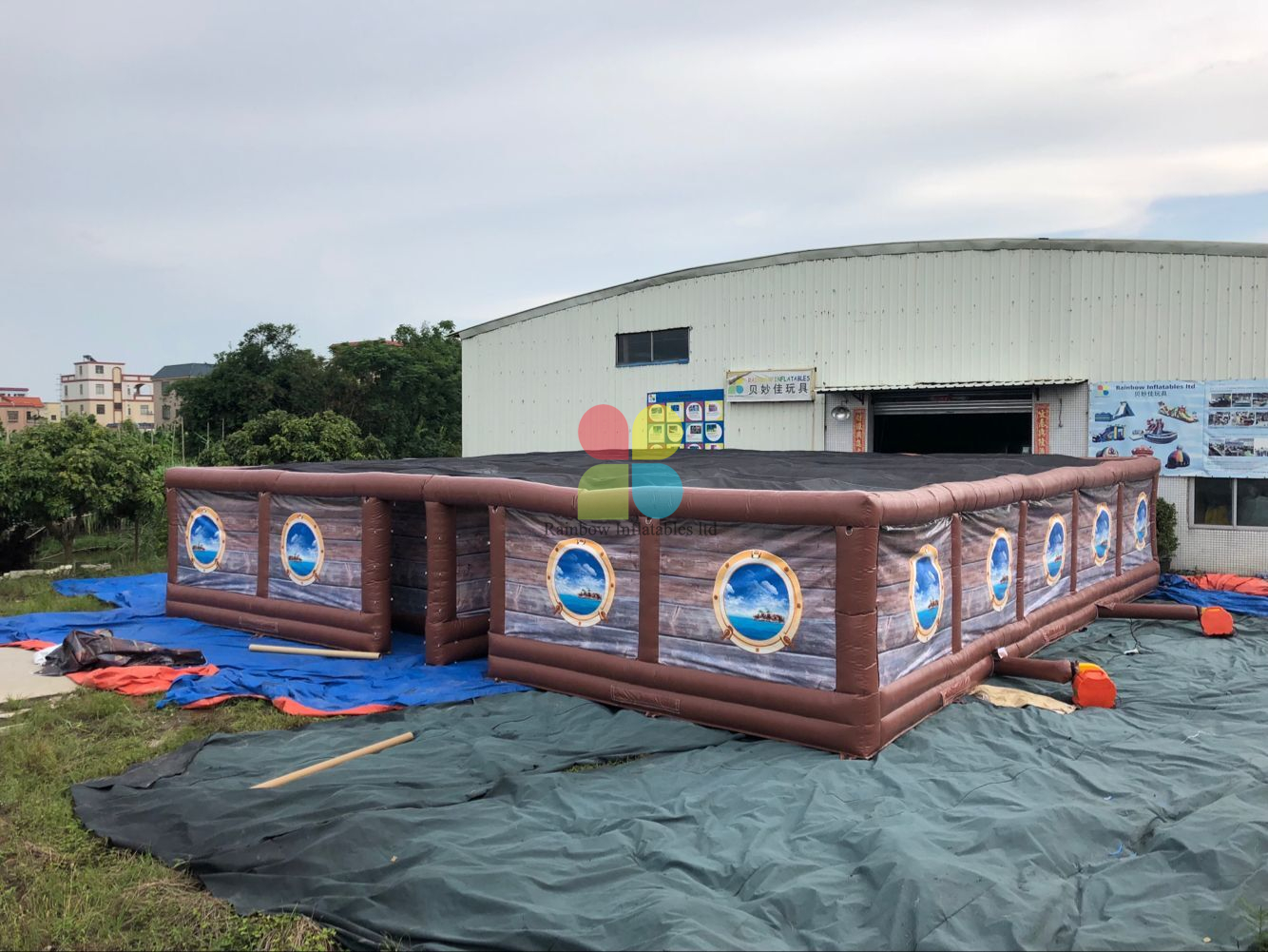 Inflatable Pirate Maze