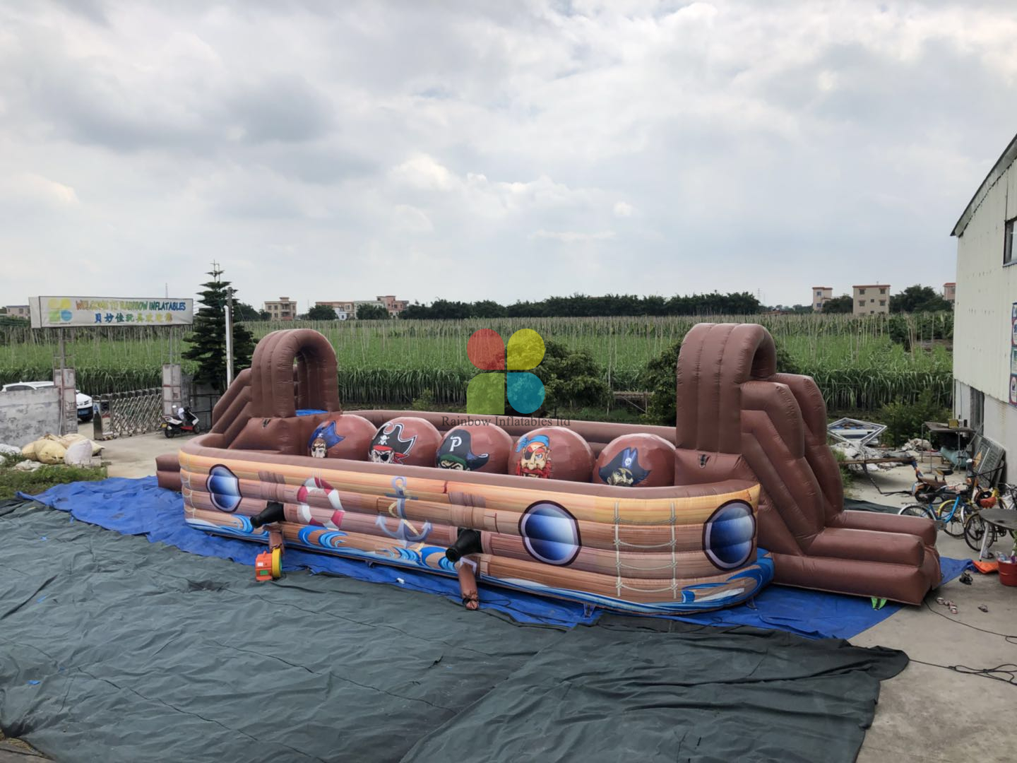 Inflatable Pirate Baller Game