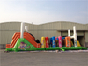 RB5062（14x4m）Inflatable Rainbow Kids obstacle course
