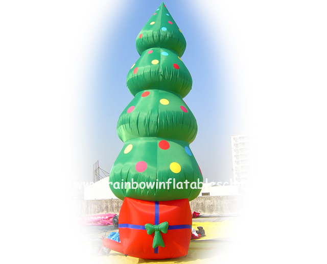 RB20020（4mh） Inflatable Rainbow christmas tree 