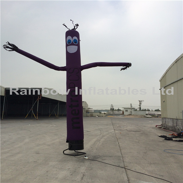 RB23017-3（5.5mh) Inflatable purple air dancer hot sale