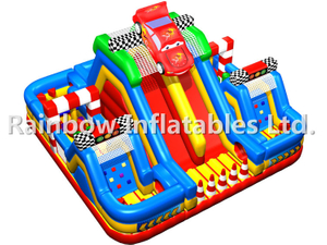 RB05072（7.5x7.5x5m）Inflatable Multi - functional vehicle Obstacle Course for sale 