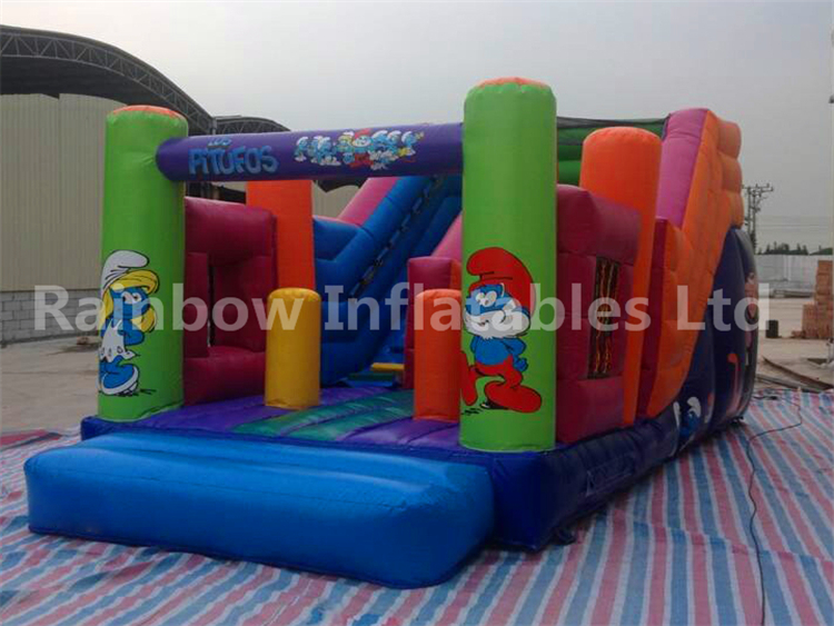 RB6107（3x6.5x4m） Inflatables francisco double slide 