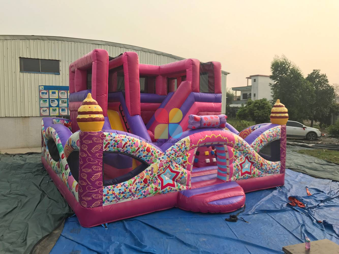 Inflatable Playground Outdoor Kids Game Inflatable Candy Playland