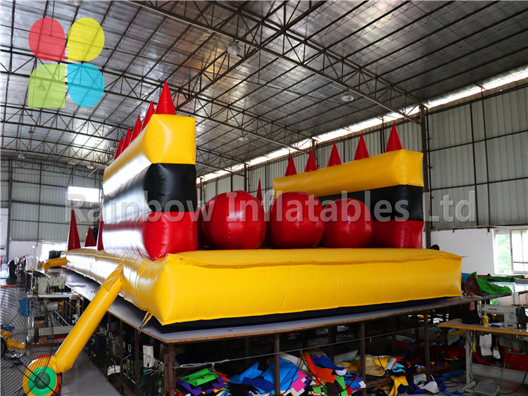 Huge Outdoor Commercial Inflatable Obstacle Course Challenge Game Eqiupment