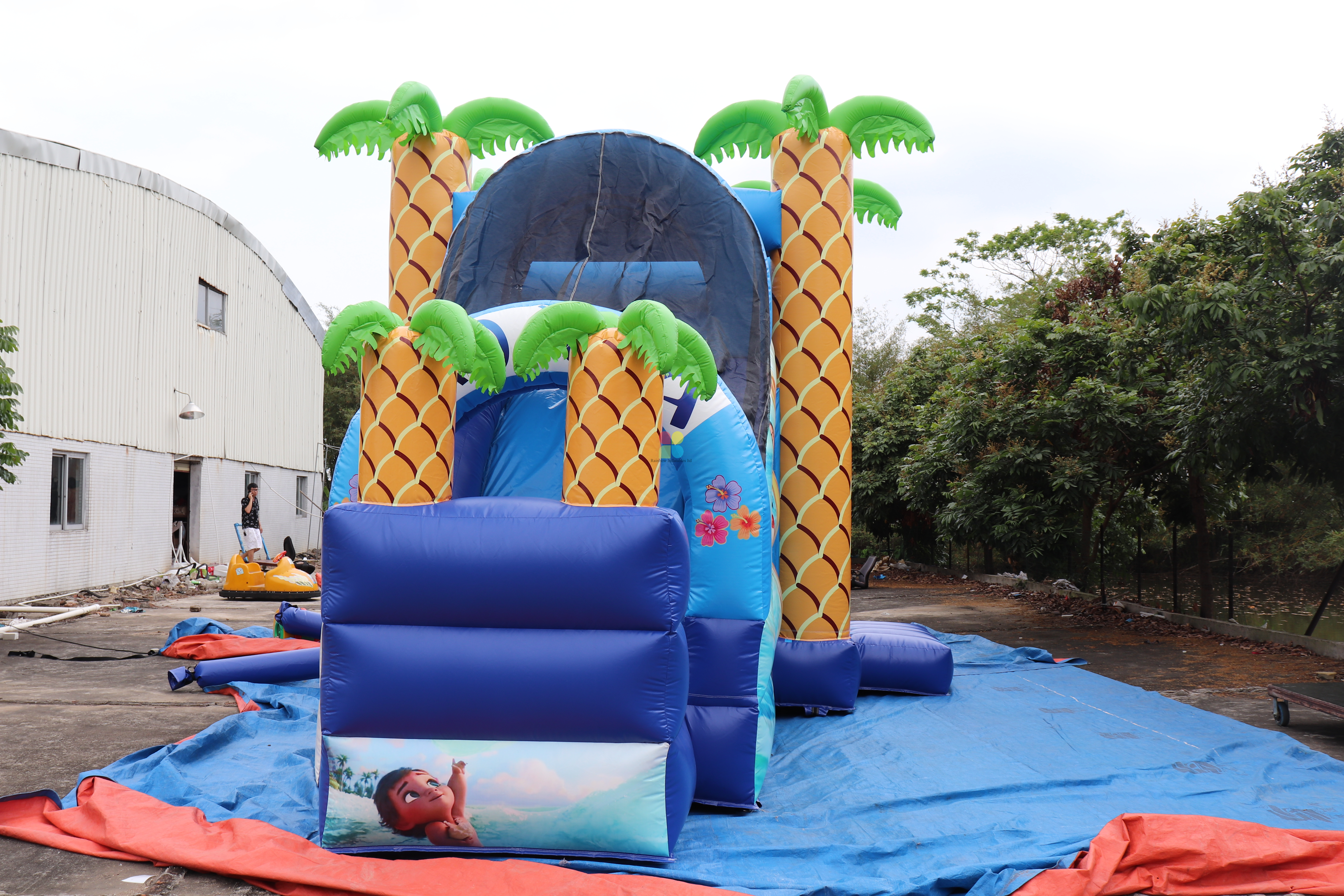 Outdoor Commercial Durable Inflatable Moana Combo for Sale