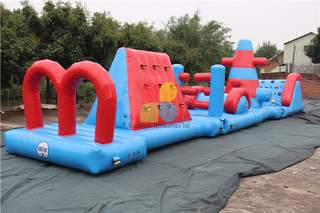 Adult Giant Commercial Air Tight Obstacle Water Game Inflatable Obstacle Course For Pool