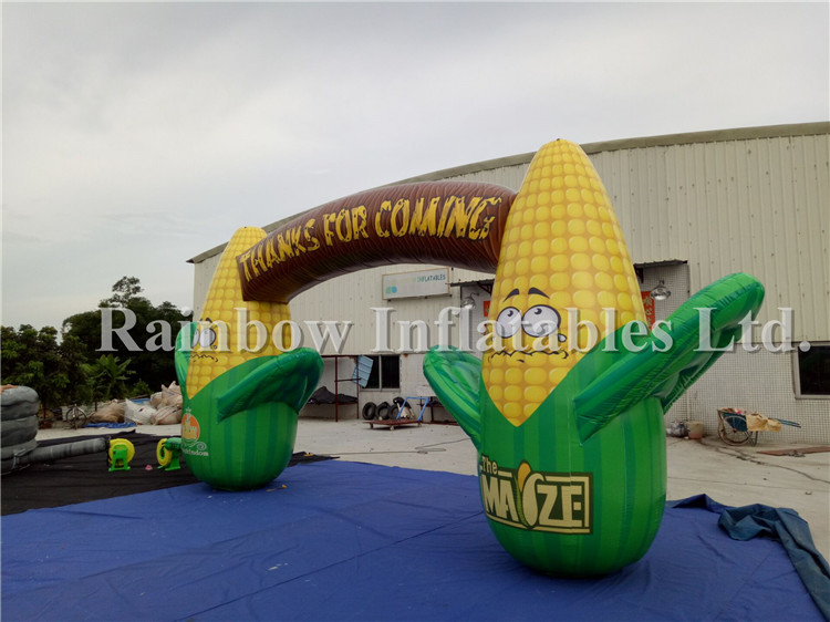 RB21042（8.43x4m）Inflatable Corn Arch for Advertising