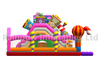  Inflatables Colorful Candy Castle Park New Design