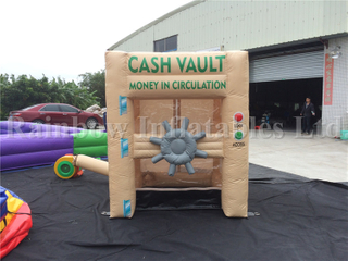 Small Indoor Inflatable Money Machine Cash Cube Money Booth for Carnival Games