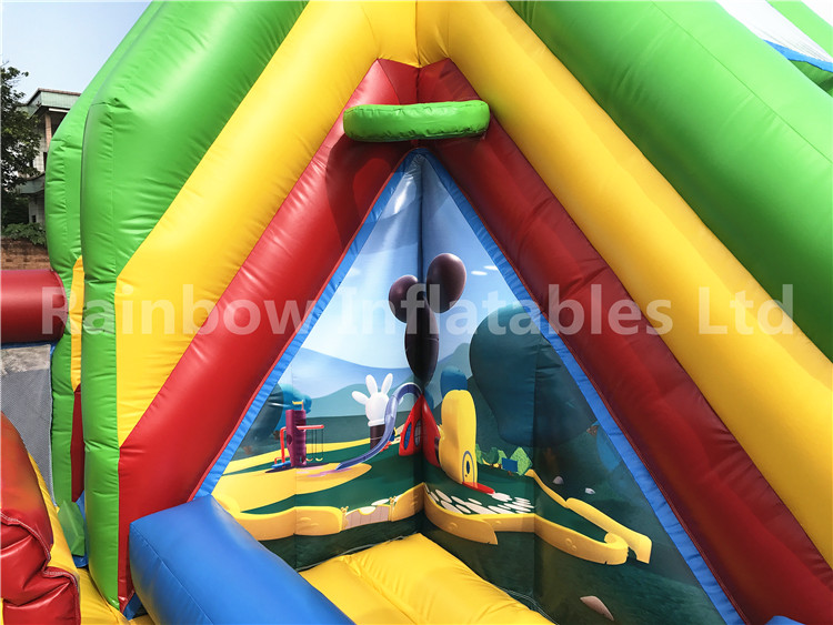 Best Commercial Inflatable Mickey Mouse Playground for Kids 