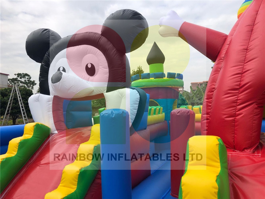 2022 New Design Inflatable Mickey And Minnie Park, China Inflatable Mickey Playground Factory And Manufacturer