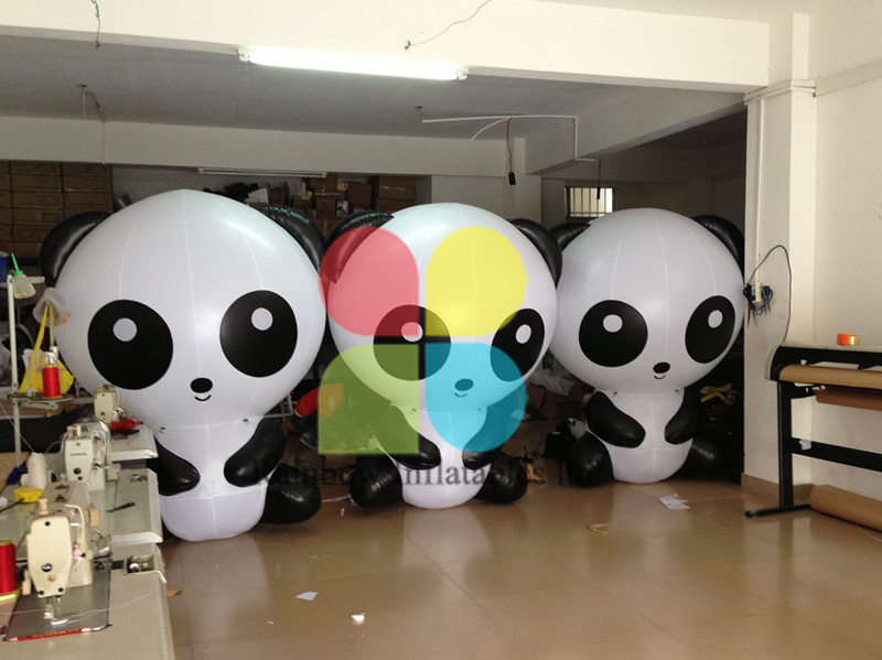 Cute Chinese Precious Animal Inflatable Panda Cartoon toys 