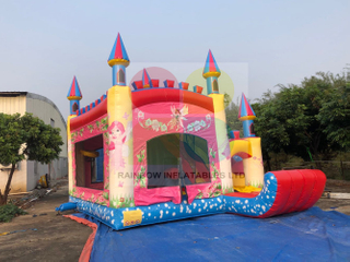 Outdoor Commercial Inflatable Fairy Jumping Castle for Children Fairy Tale Castle Inflatables Factory