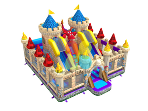Inflatable Jumping Castle Double slide Funcity 