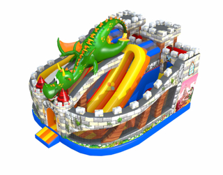 New design Jurassic World inflatable dinosaur themed playground for amusement 