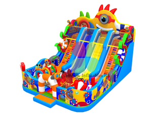 Giant Minion Inflatable dry Slide Commercial Jumping Air Games Yellow Little Man 