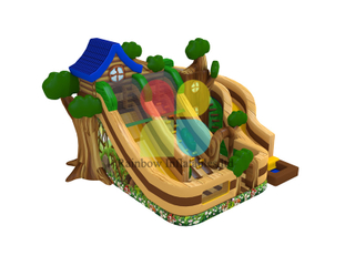 Jungle House Inflatable Jumping slide for kids