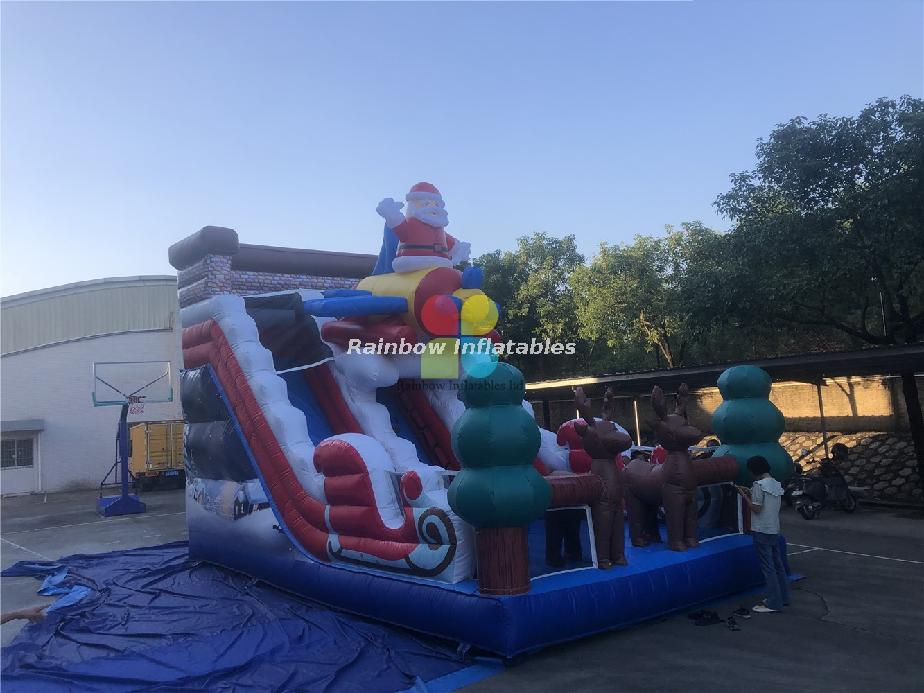 Inflatable Christmas Funcity,Xmas Inflatable Fun Park 