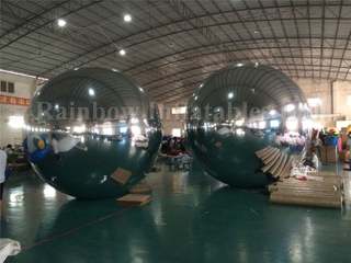 RB33008（dia 3.8m） Inflatable Factory Price Mirror Ball/Inflatable Mirror Balloon For Advertising To Sale