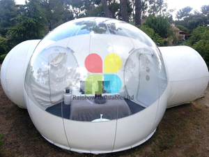 Inflatable bubble tent for resort, 4m outdoor camping inflatable bubble tent