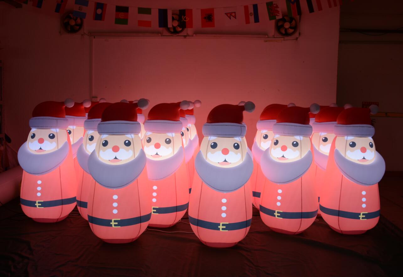  Inflatable High Quality Christmas Santa Man Inflatable Snow Man Christmas Cartoon