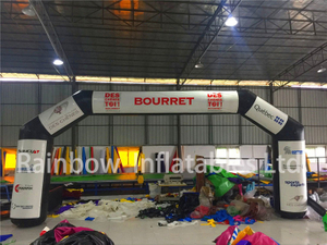 RB21050（7x4m）Inflatable Big Black Arch for sale