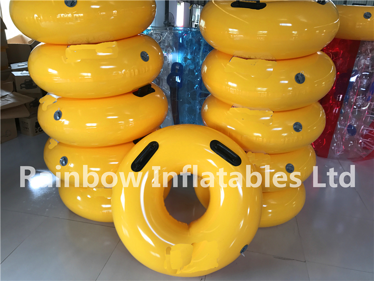 RB33018(0.8x0.8x0.25m )Inflatables Yellow swimming ring for sell 