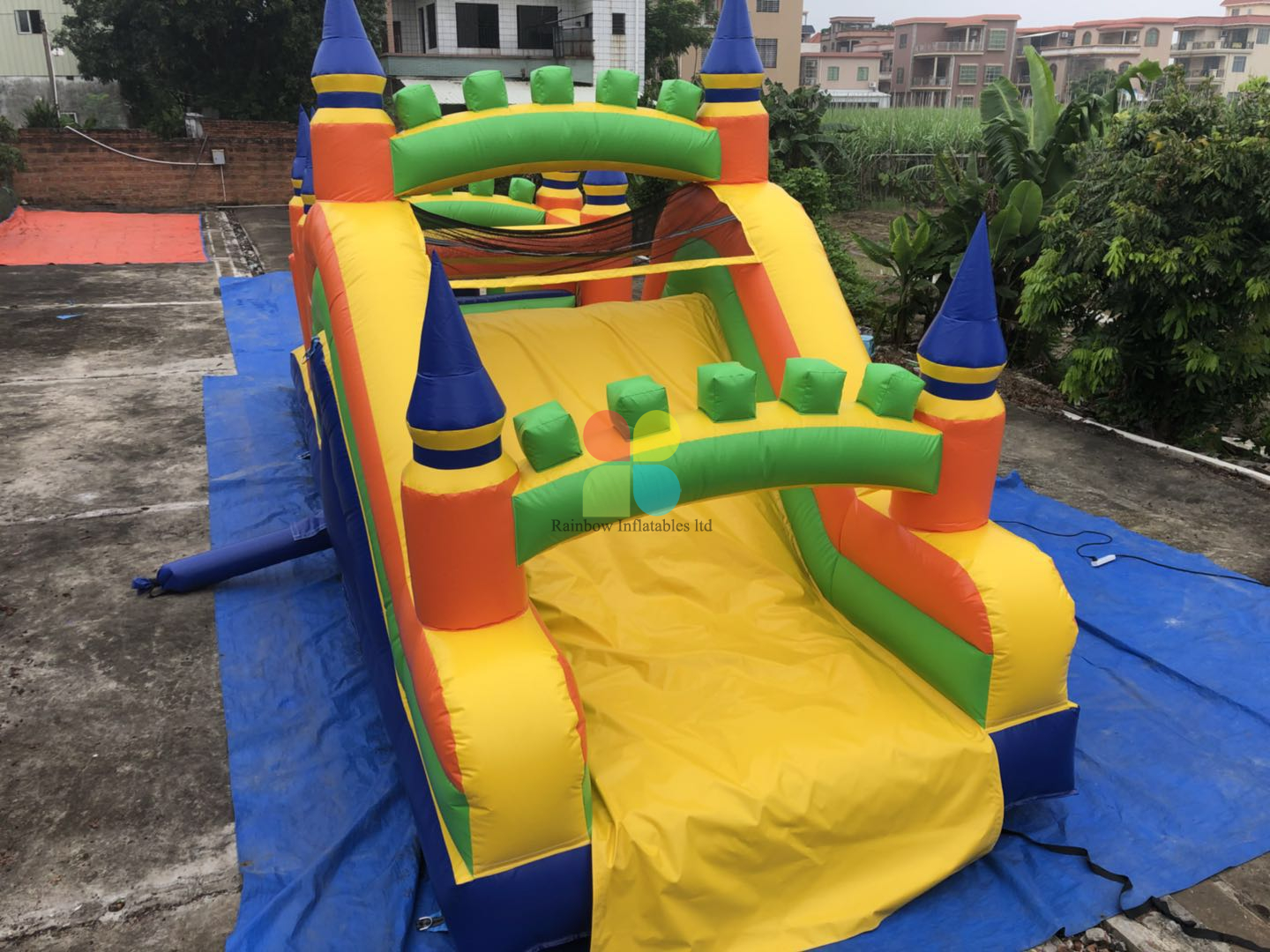 Large Customized Indoor Inflatable Obstacle Course for Kids And Adults