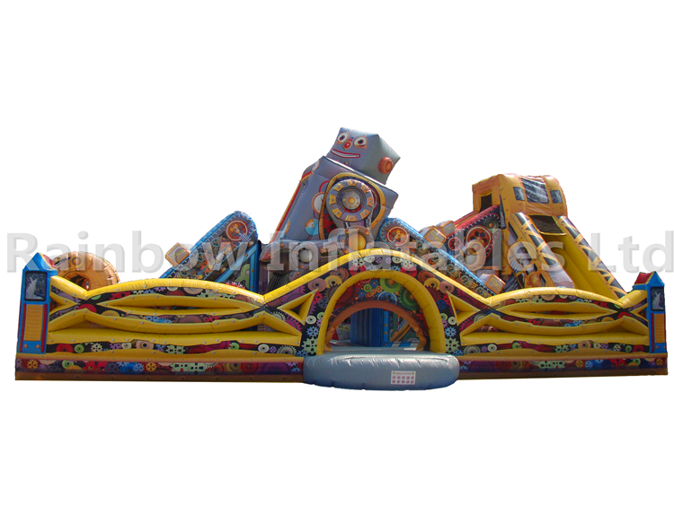 Giant Commercial Durable Inflatable Robot Playground