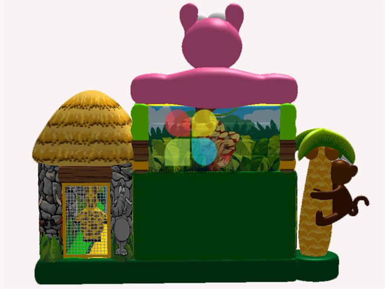 RB01025（7x5m ） Inflatable Popular Jungle Animal Slide for Kids and Children/ Inflatable High Slide