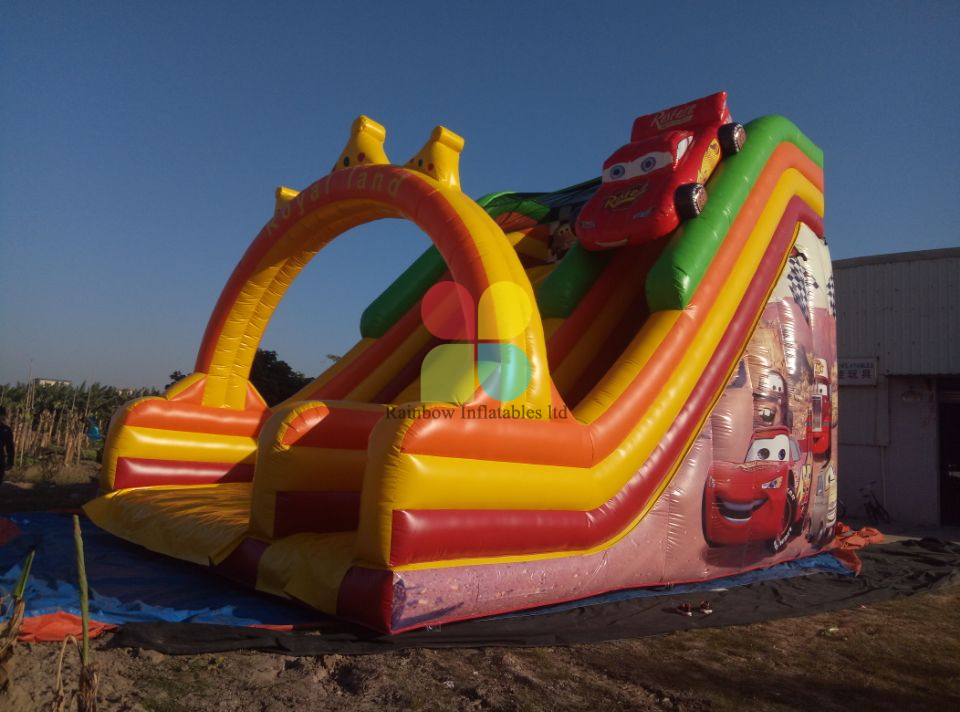 Inflatable Race Car Slide 
