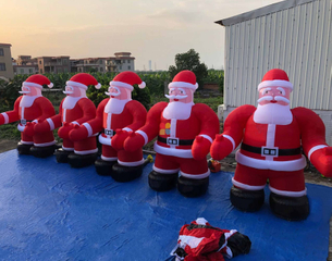  Inflatable Rainbow santa claus for sale 