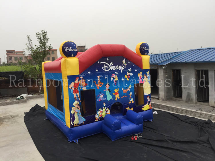 Outdoor Durable Inflatable Disney Castle for Children