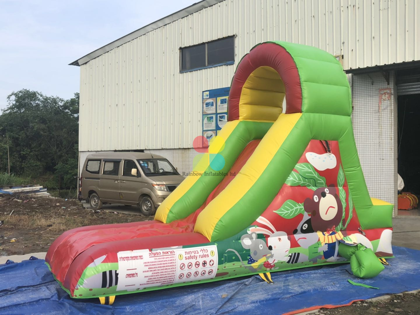 Factory Cheap Animal Theme Mini Slide for Water