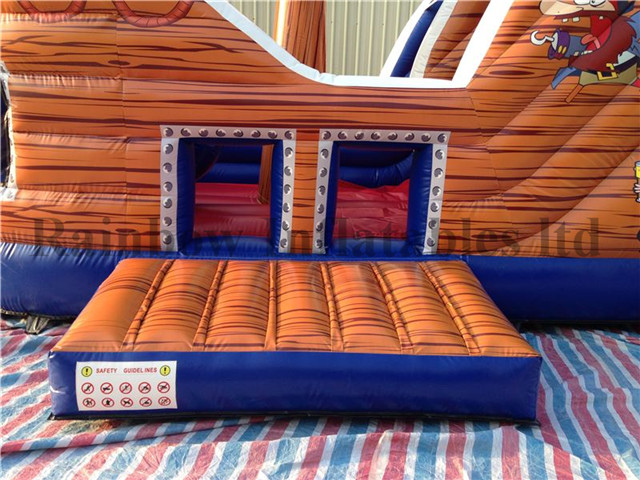 RB11008（6.2x4m）Inflatable pirate ship for sale 